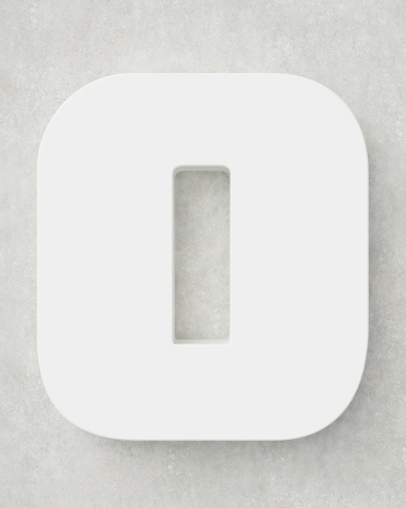 Classic Block ‣ Full Set 0-9 (Single Colour)