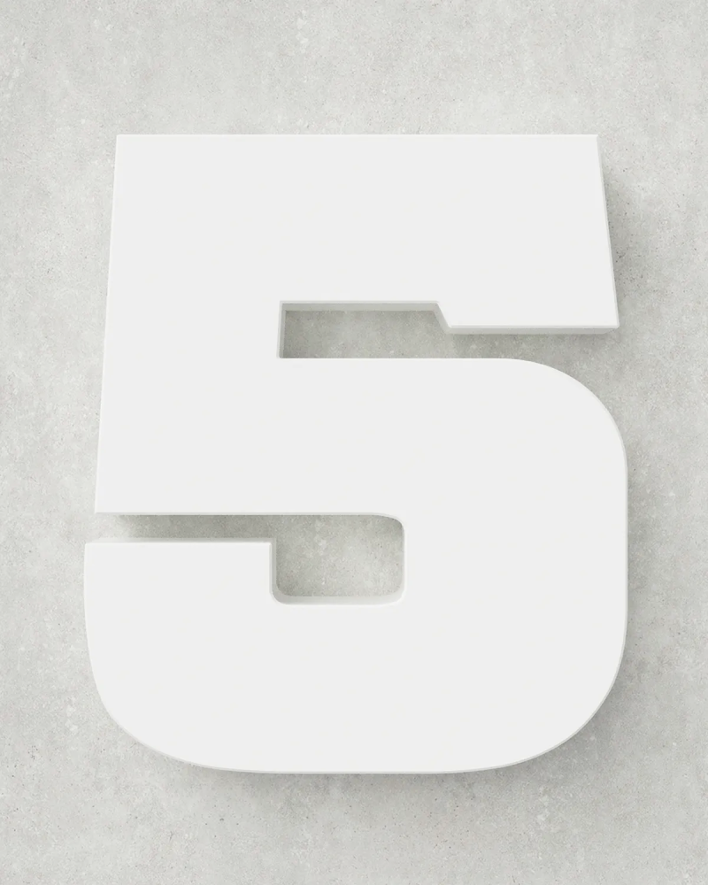 Classic Block ‣ Full Set 0-9 (Single Colour)