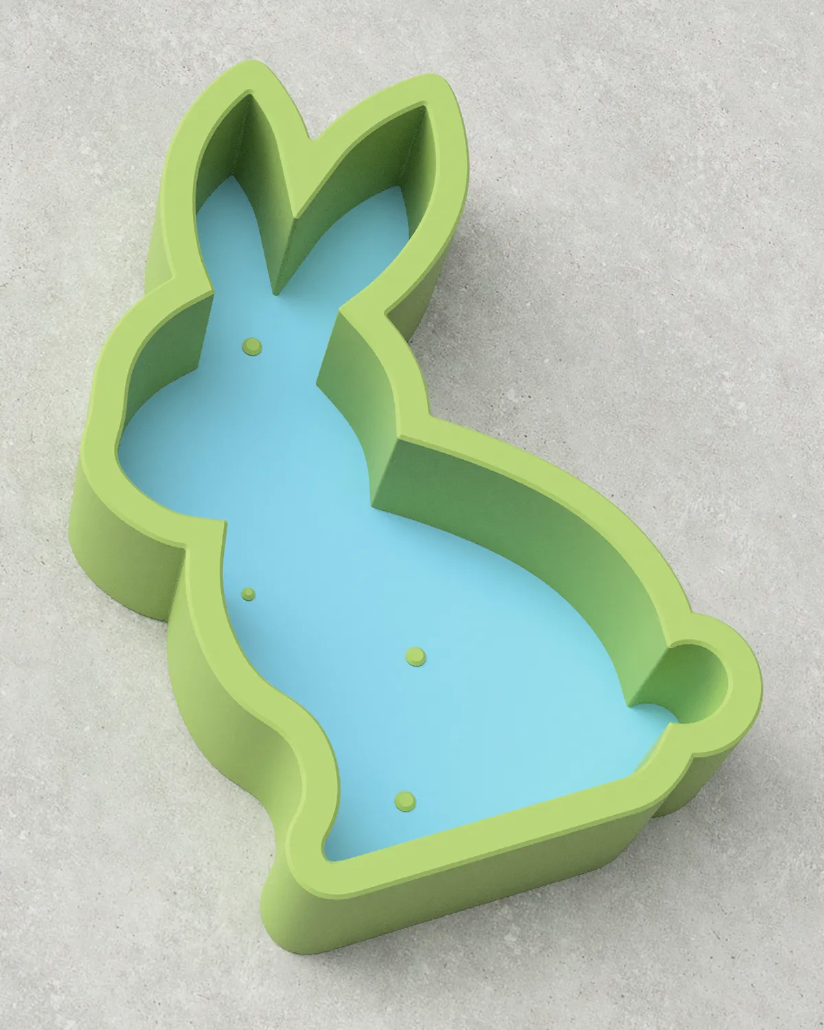 Easter Bunny 01 - Two Tone