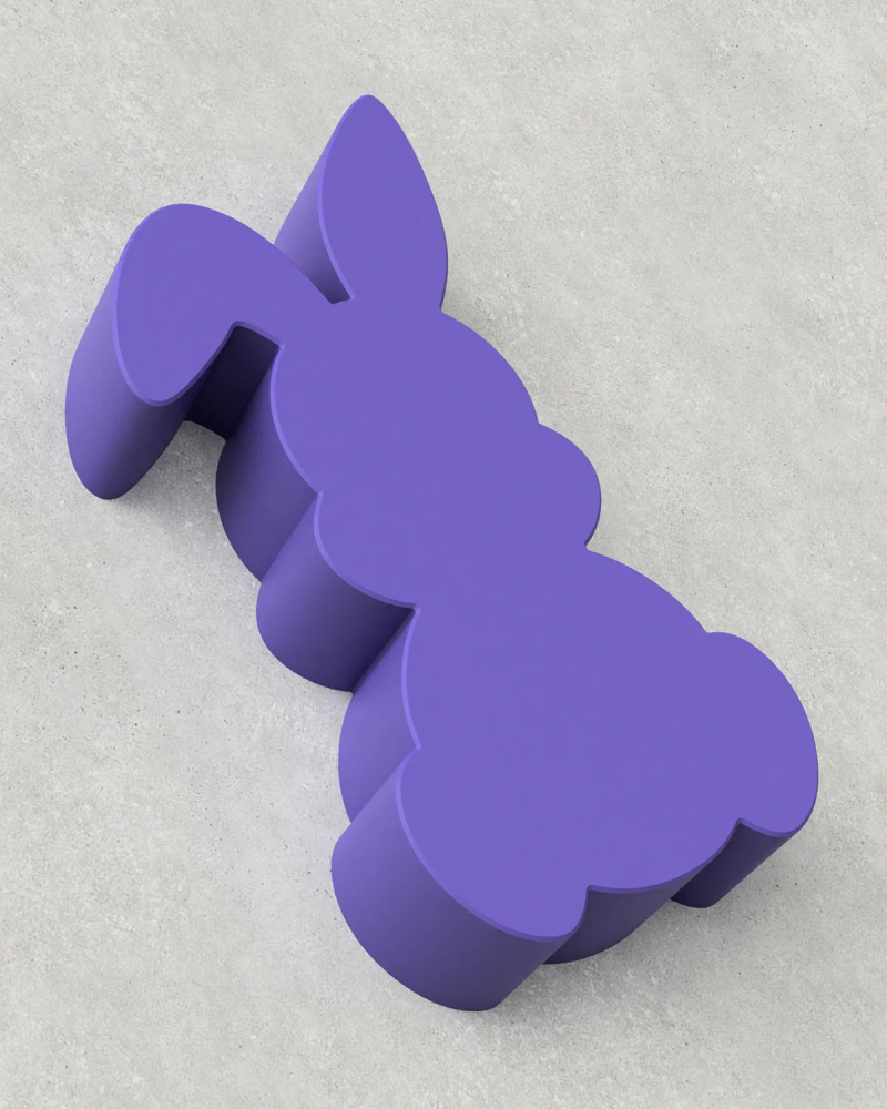 Easter Bunny 02 - Single Colour