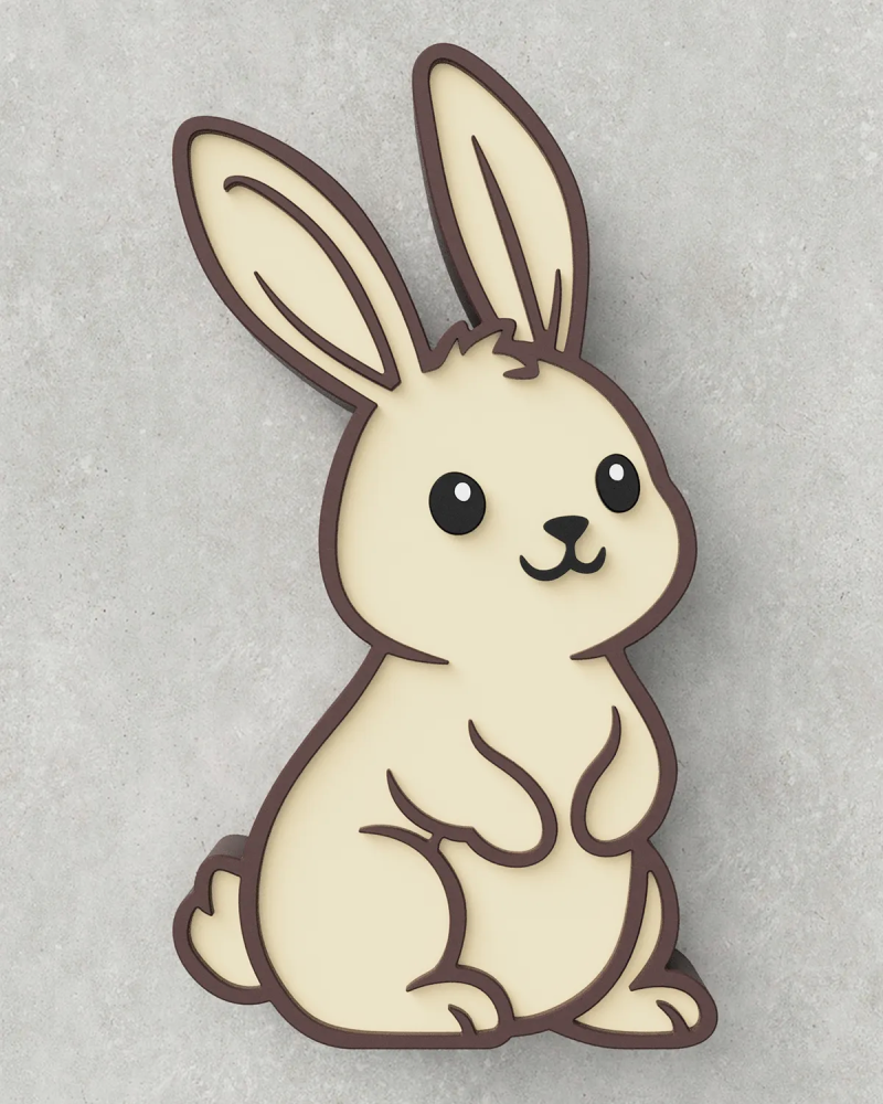 Easter Bunny 03 - Two Tone