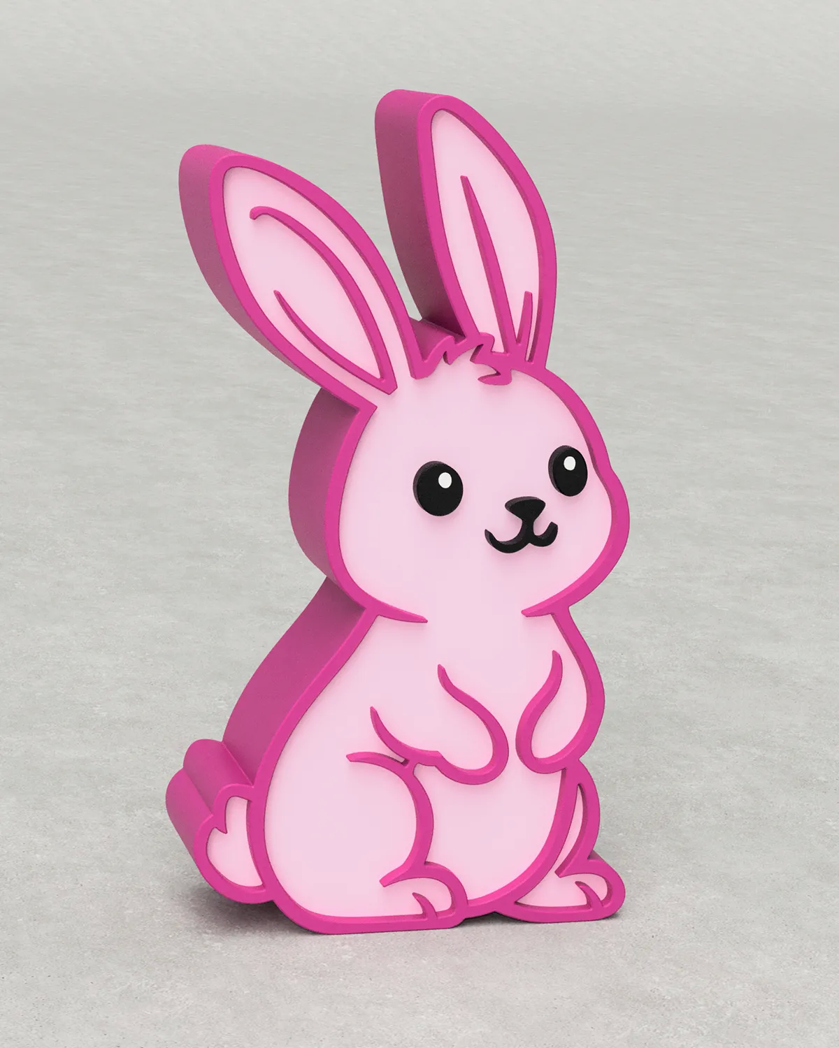 Easter Bunny 03 - Two Tone