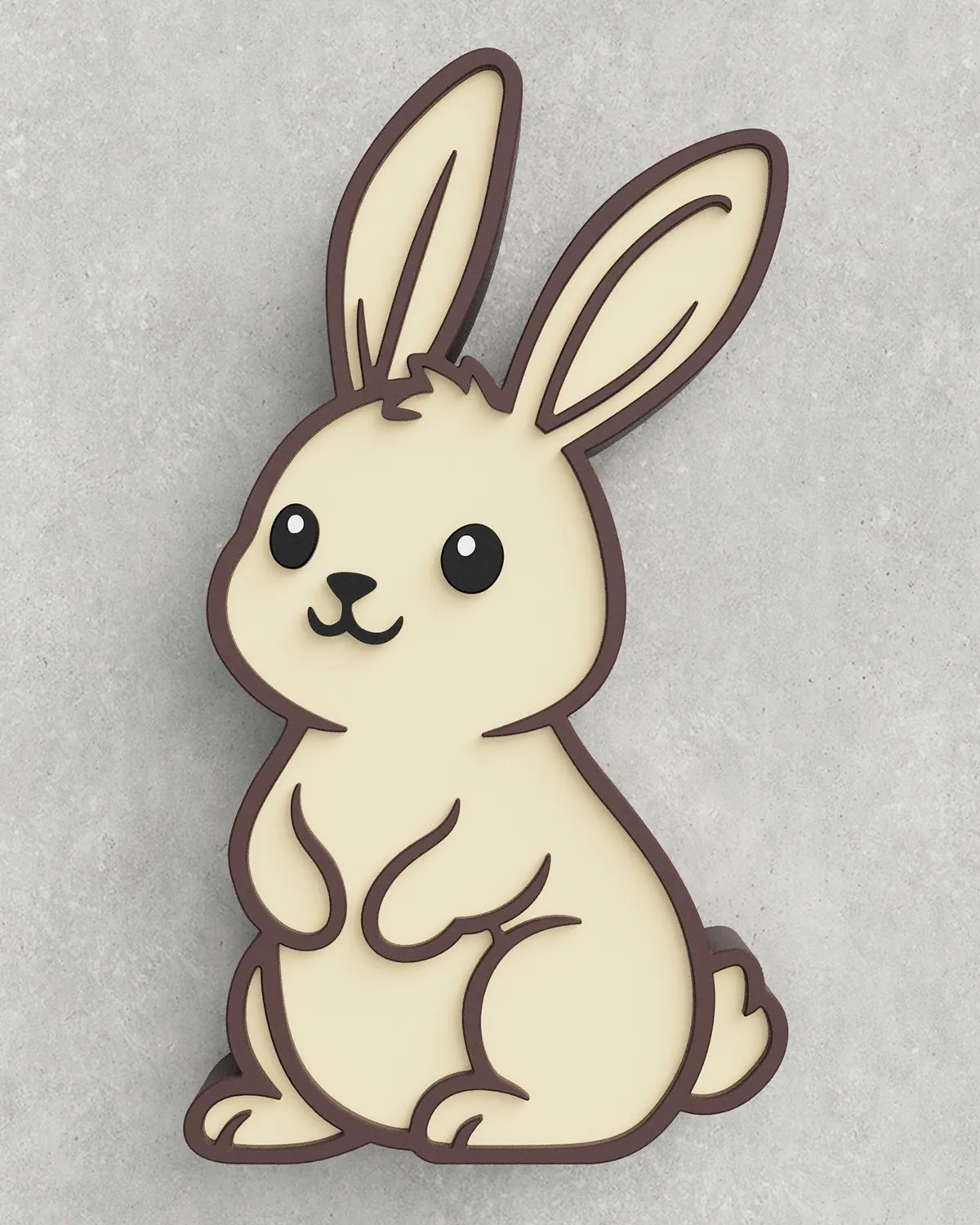 Easter Bunny 03 - Two Tone