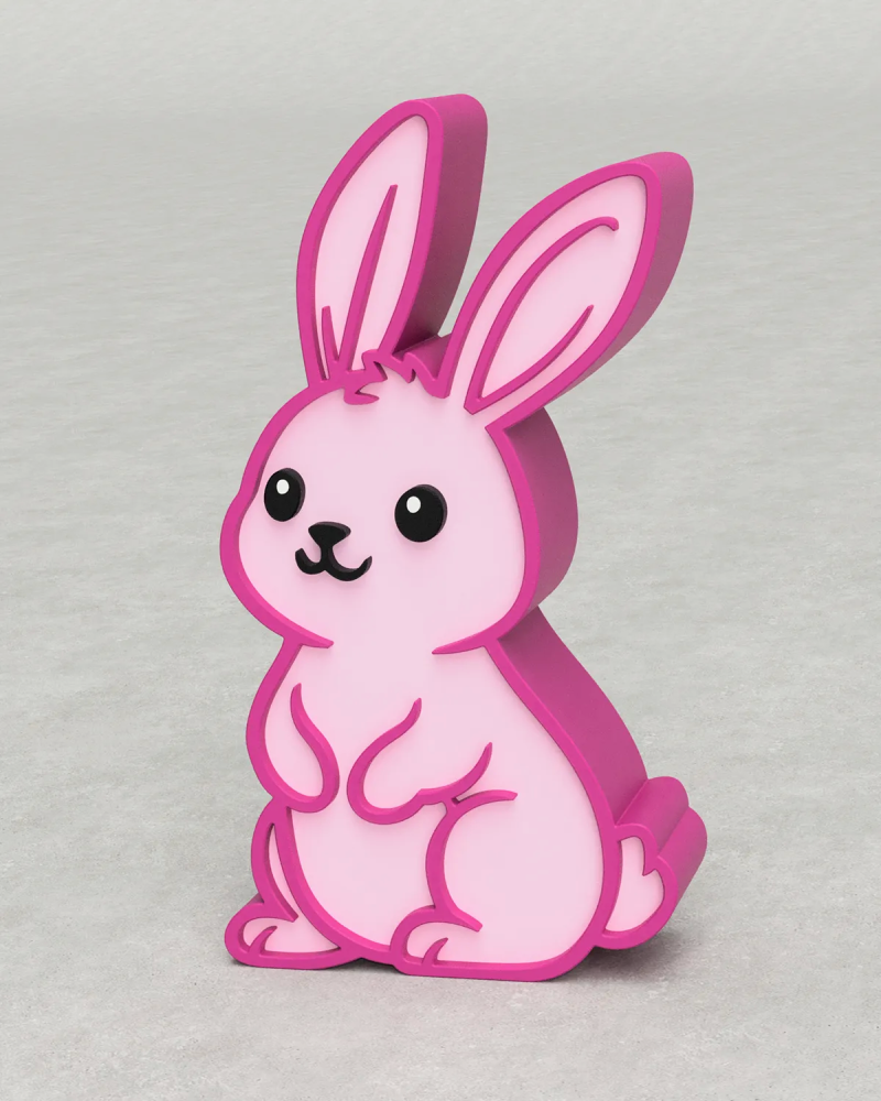 Easter Bunny 03 - Two Tone