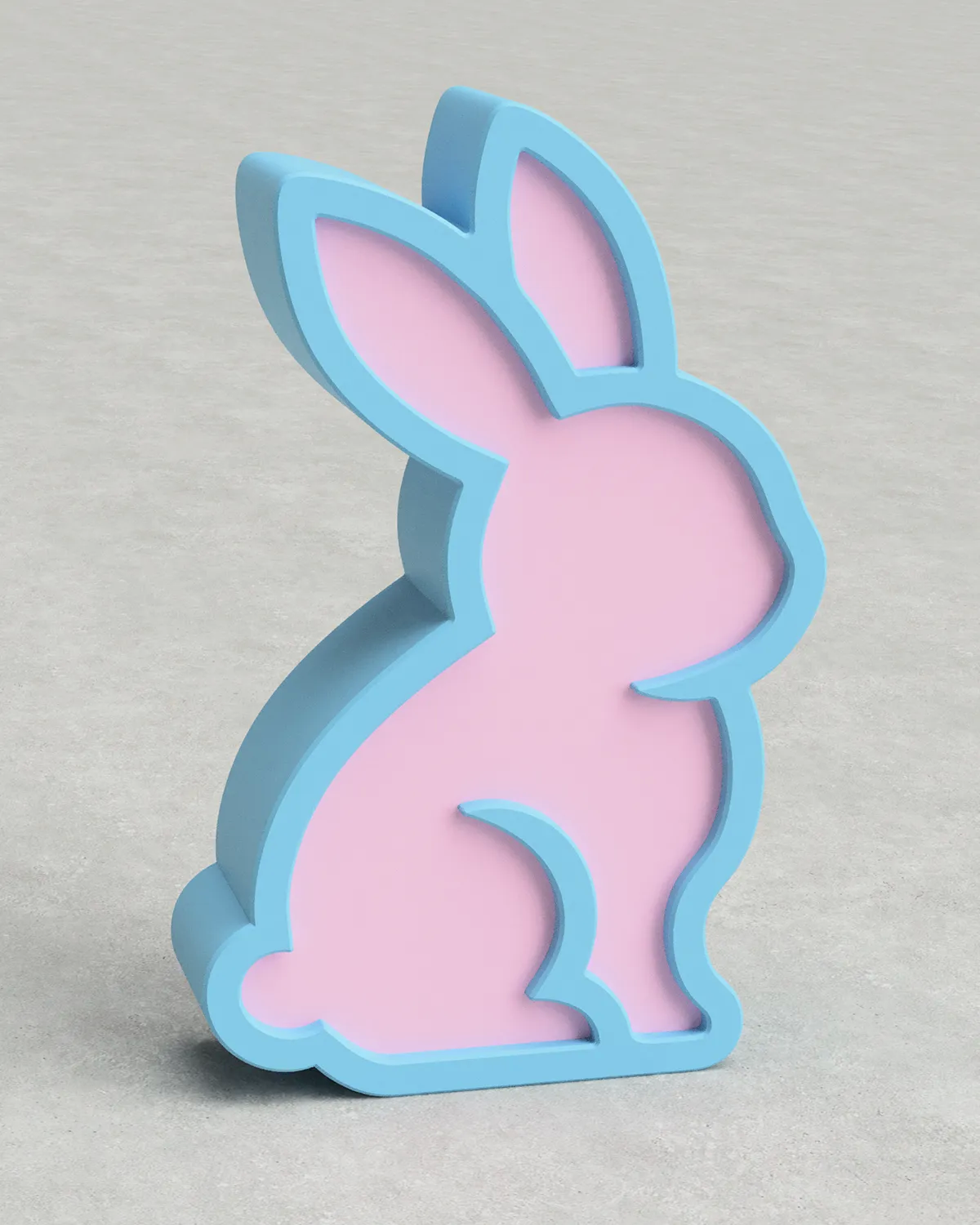 Easter Bunny 01 - Two Tone