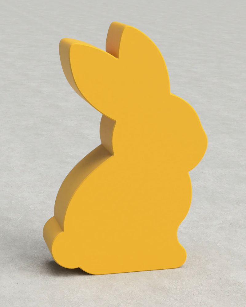 Easter Bunny 01 - Single Colour