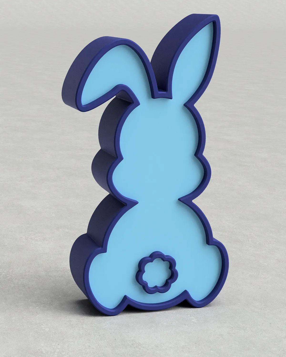 Easter Bunny 02 - Two Tone