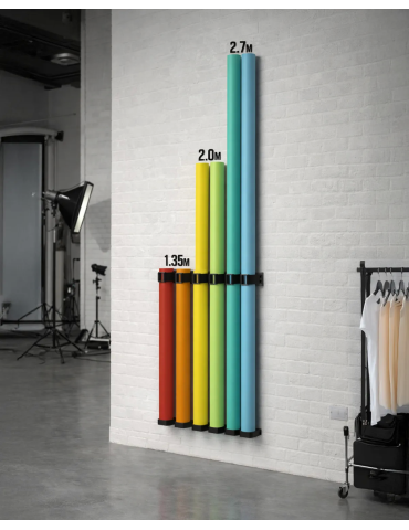 Seamless Paper Roll Storage Rack for Photography Studios - 11m Rolls 2