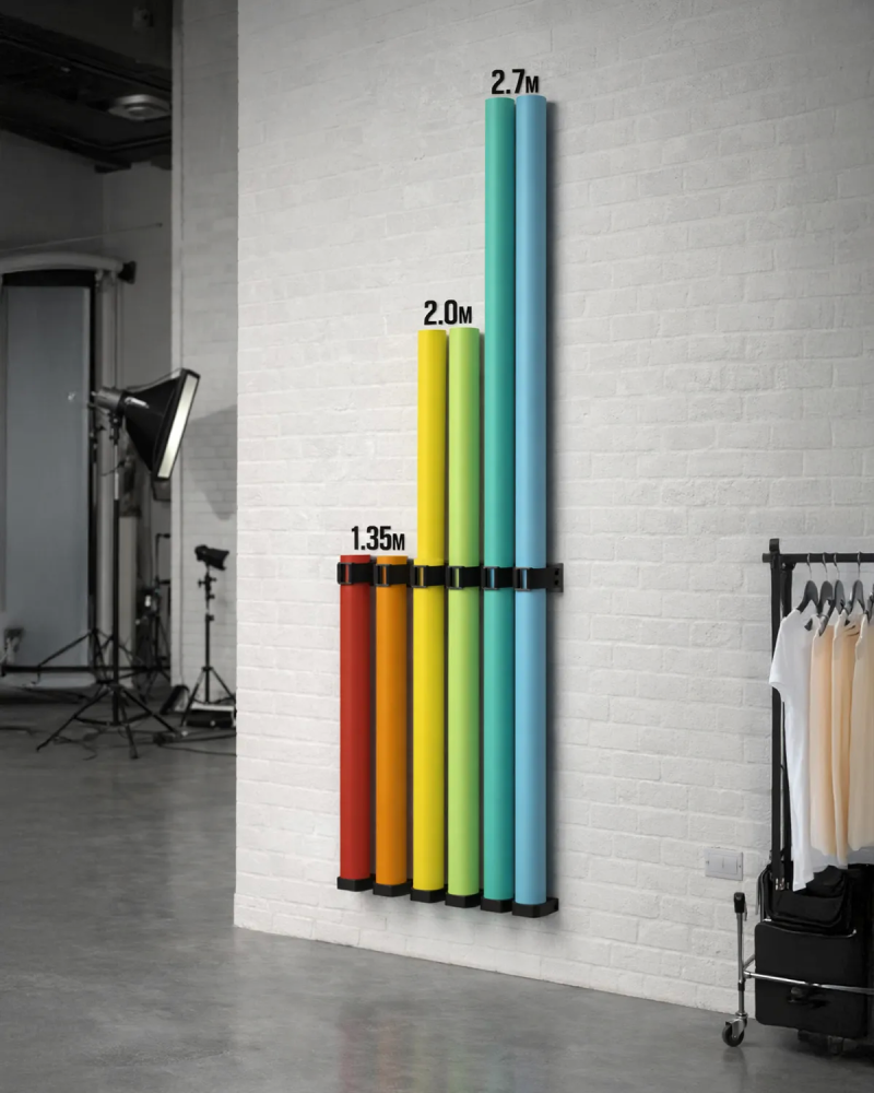Seamless Paper Roll Storage Rack for Photography Studios - 11m Rolls