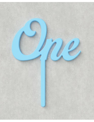 Cake Topper ‣ One ‣ Style 01