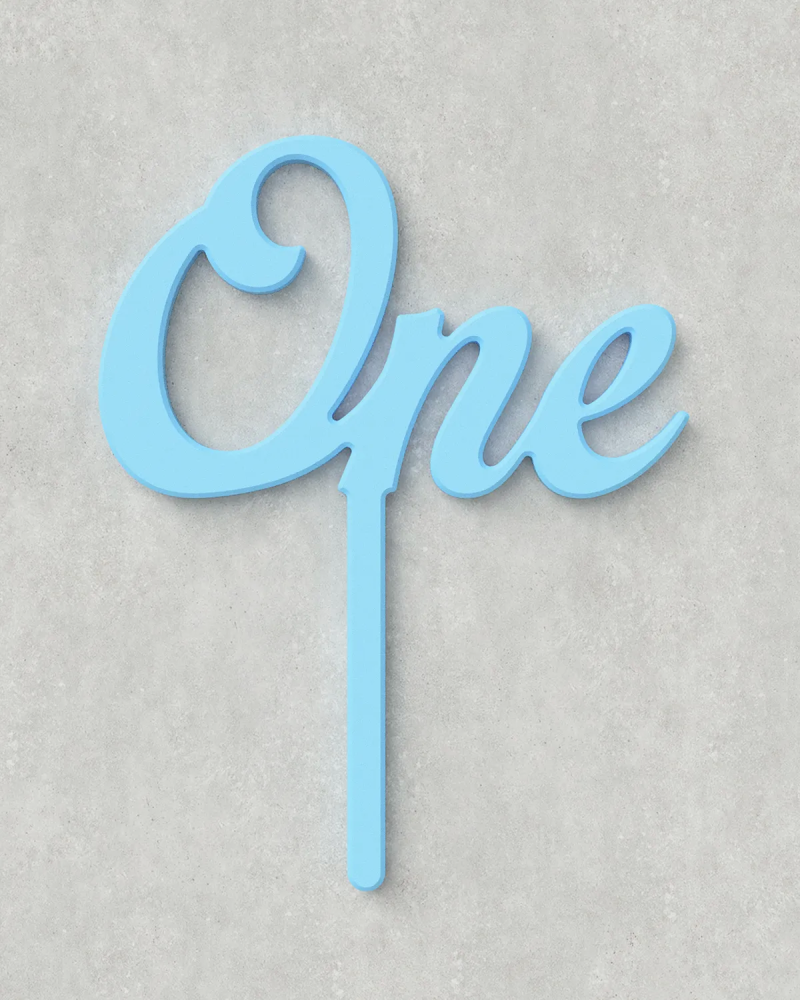 Cake Topper ‣ One ‣ Style 01