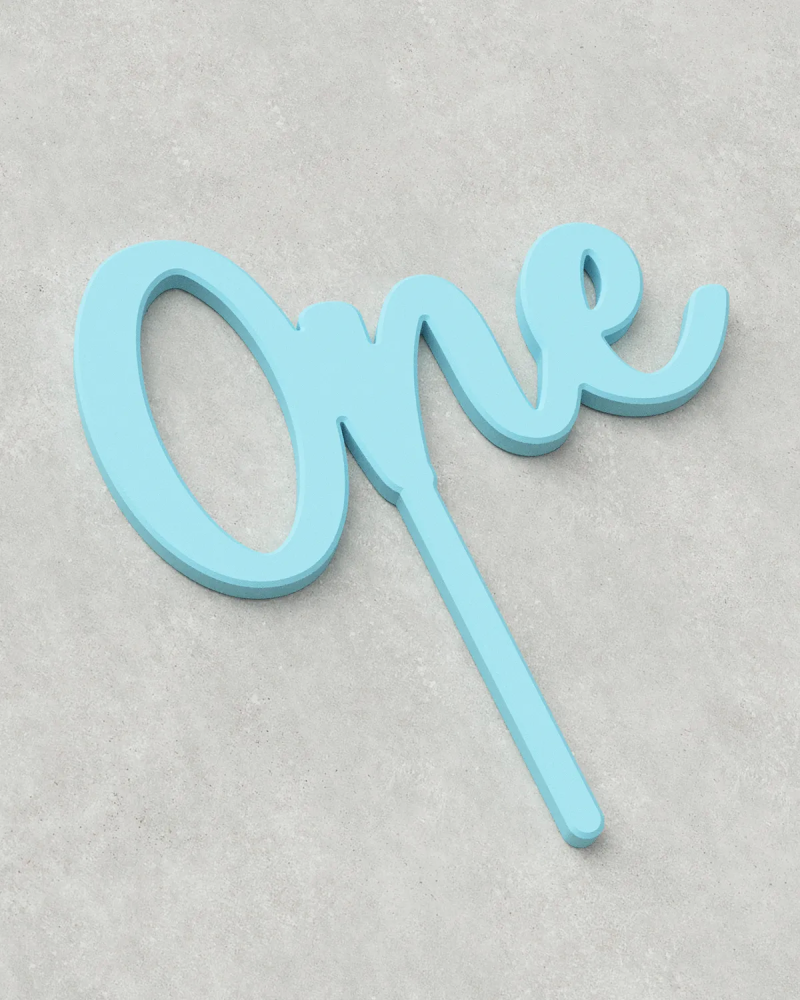 Cake Topper ‣ One ‣ Style 02