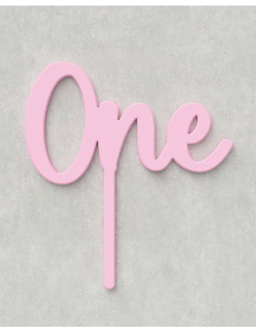 Cake Topper ‣ One ‣ Style 02