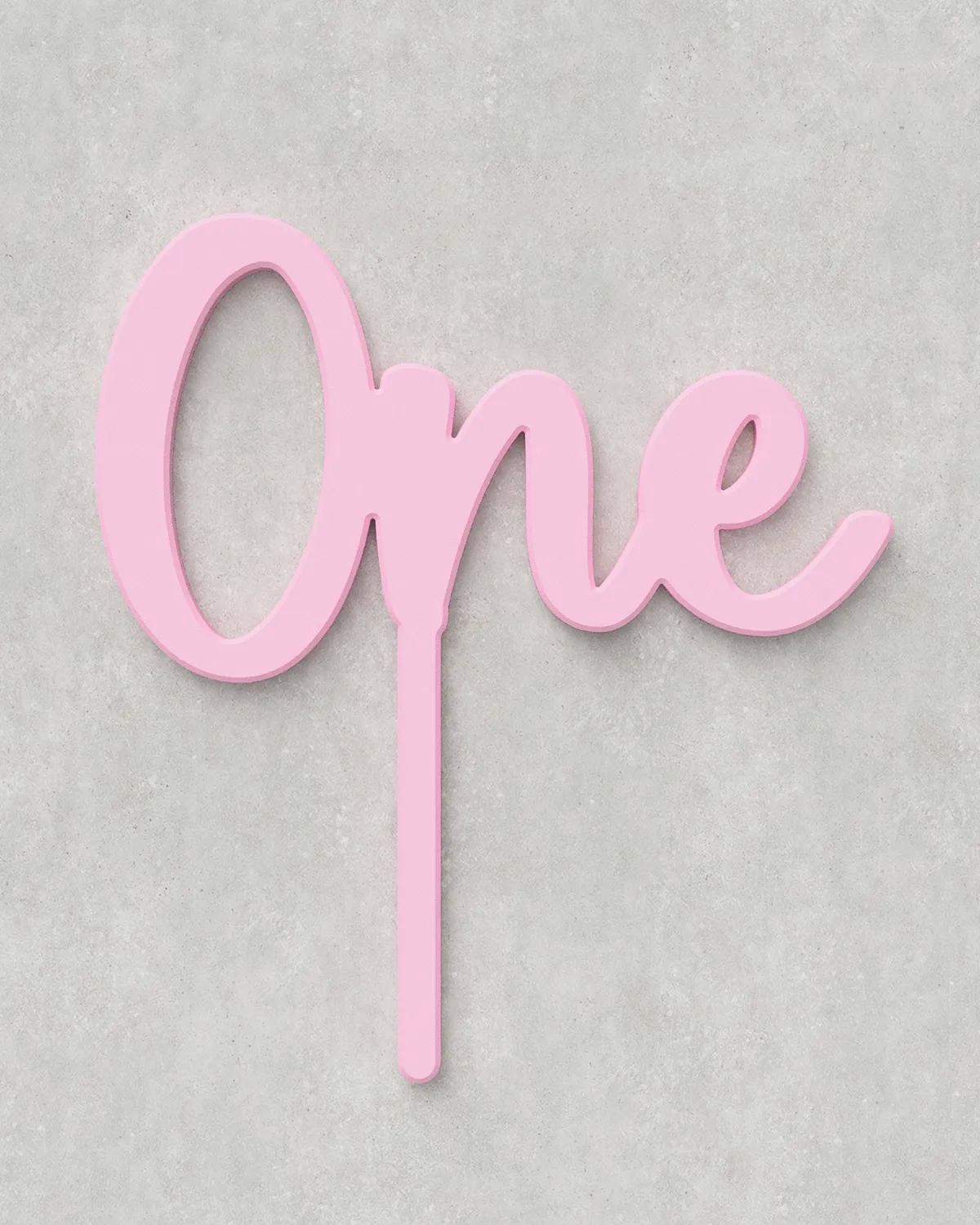 Cake Topper ‣ One ‣ Style 02