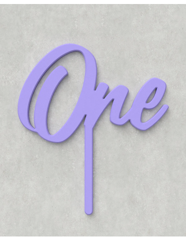 Cake Topper ‣ One ‣ Style 04