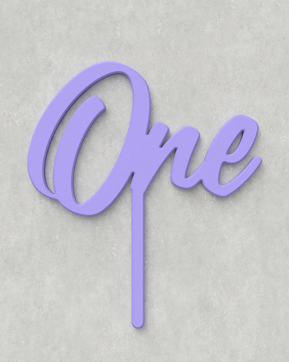 Cake Topper ‣ One ‣ Style 04