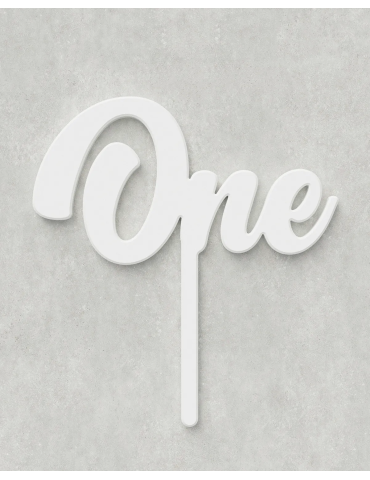 Cake Topper ‣ One ‣ Style 05