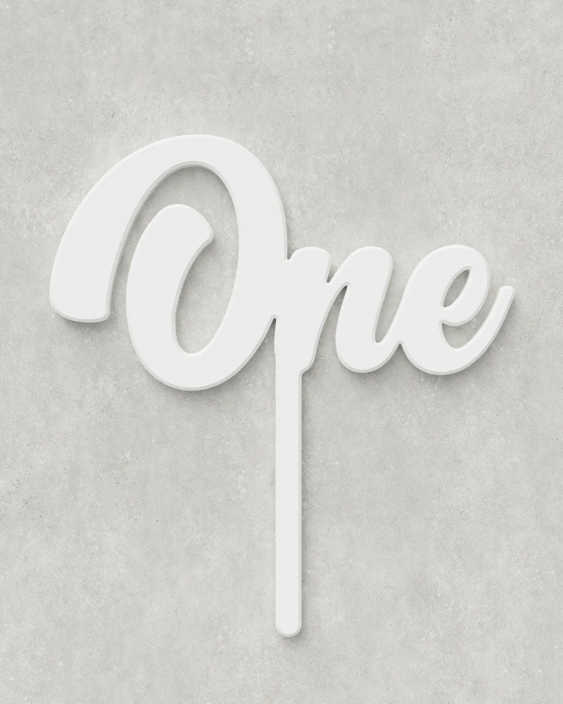 Cake Topper ‣ One ‣ Style 05